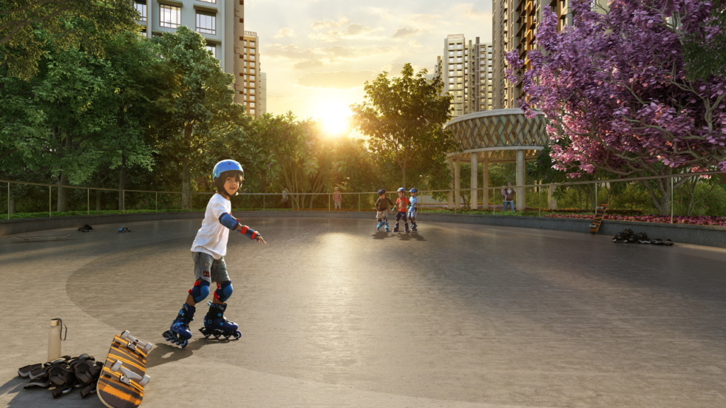 Runwal Gardens Dombivli Skating Area