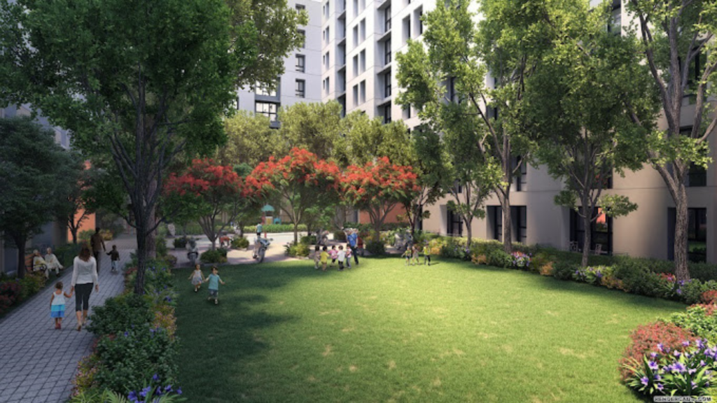 Garden at Lodha Crown Taloja